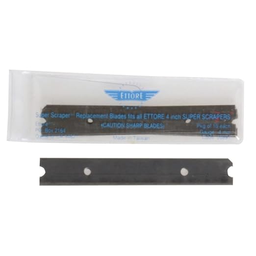 Ettore Scrapemaster 4in Replacement Blades